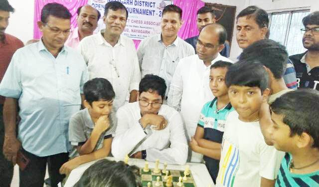 ନୟାଗଡ଼ ଜିଲ୍ଲାସ୍ତରୀୟ ଚେସ ଟୁର୍ଣ୍ଣାମେଣ୍ଟରେ ଜିତେନ୍ଦ୍ର କୁମାରଦାସ ଚମ୍ପିୟାନ