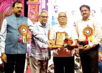 ସାରସ୍ବତ ସାଧକ ଡକ୍ଟର ତ୍ରିନାଥ ପଟ୍ଟନାୟକଙ୍କୁ ସାହିତ୍ୟ ଏକାଡେମୀ ପକ୍ଷରୁ ସମ୍ବର୍ଦ୍ଧନା