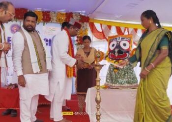 କେନ୍ଦ୍ର ରାଷ୍ଟ୍ରମନ୍ତ୍ରୀ ବିଶ୍ୱେଶ୍ୱର ଟୁଡୁ ନୂଆଗଡ଼ ବ୍ଲକ ଗସ୍ତ