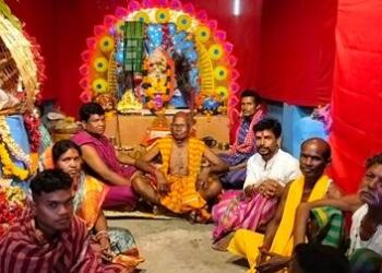 ଖଜୁରୀପଦା ଗ୍ରାମରେ ମାଁ ଠାକୁରାଣୀ ଘଟପର୍ବ ଶୁଭାରମ୍ଭ, ଅସ୍ଥାୟୀ ମଣ୍ଡପରେ ପୂଜା ପାଇବେ ମାଁ