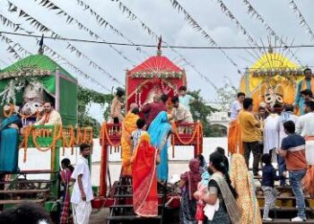 ରାୟପୁର ଜଗନ୍ନାଥ ମନ୍ଦିରରେ ମହାସମାରୋହରେ ବାହୁଡ଼ା ଯାତ୍ରା ସମ୍ପନ୍ନ