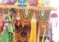 ଭୁବନ ତିନି ରଥ ଜଗନ୍ନାଥ ମନ୍ଦିର ସମ୍ମୁଖରେ ପହଞ୍ଚିଲା