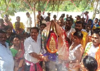 ରାୟଗଡ଼ା ଜେମାଦେଇପେଣ୍ଠ ଠାରେ ମାଁ ମଝିଘରିୟାଣୀ ମାଁଙ୍କ ନବ ନିର୍ମିତ ମନ୍ଦିର ପ୍ରତିଷ୍ଠା ଅନୁଷ୍ଠିତ