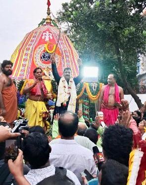 ବିଶାଖାପାଟଣାଠାରେ ମହାସମାରୋହରେ ରଥଯାତ୍ରା ଆୟୋଜନ