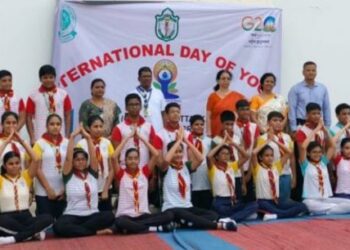 ଅଢାଳିଆ ସ୍ଥିତ ଡିପିଏସ କଳିଙ୍ଗରେ ଆନ୍ତର୍ଜାତୀୟ ଯୋଗ ଦିବସ ପାଳିତ