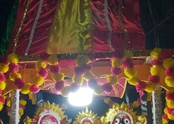 ନୂଆ କାଚରାମାଳରେ ଜଗନ୍ନାଥଙ୍କ ସୁନାବେଶ ଉପଲକ୍ଷେ ଭଜନ ସମାରୋହ