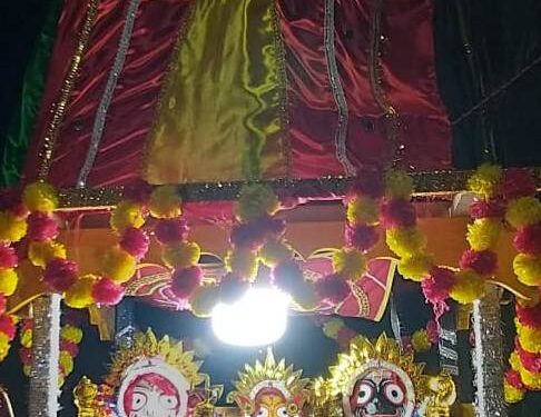 ନୂଆ କାଚରାମାଳରେ ଜଗନ୍ନାଥଙ୍କ ସୁନାବେଶ ଉପଲକ୍ଷେ ଭଜନ ସମାରୋହ