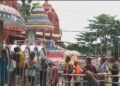 ଲକ୍ଷେଶ୍ୱରଙ୍କୁ ଜଳଲାଗି କଲେ ତିନି ହଜାର କାଉଡ଼ିଆ ଶ୍ରଦ୍ଧାଳୁ