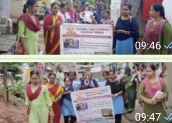 ପାରଳାଖେମୁଣ୍ଡି ସହରର ବସ୍ତି ଅଞ୍ଚଳରେ ମ୍ୟାଲେରିଆ, ଡେଙ୍ଗୁ ଓ ଡାଇରିଆ ଉପରେ ସଚେତନତା ଅଭିଯାନ