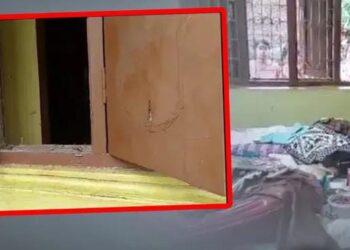 ଖୋର୍ଦ୍ଧା ନିରାକାରପୁର ଥାନା ଅନ୍ତର୍ଗତ ରାହୁଳହଜ କୃଷ୍ଣଚନ୍ଦ୍ର ଶତପଥୀଙ୍କ ଘରର ଝରକା ତାଡି ଲୁଟ
