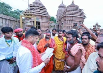 5T Secretary visits Ganjam District