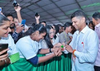 5T Secretary interacts with college students of Khordha District