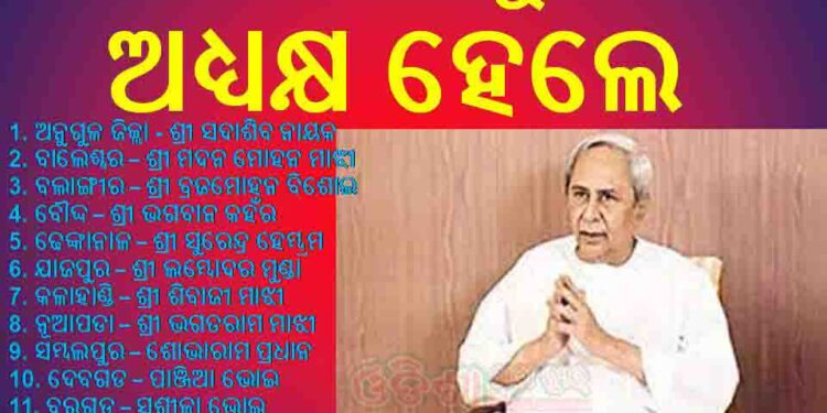 ୧୪ଟି ନୂତନ ସ୍ବତନ୍ତ୍ର ଉନ୍ନୟନ ପରିଷଦର ପାଇଁ ନିଯୁକ୍ତ ହେଲେ ଅଧ୍ୟକ୍ଷ : ନୟାଗଡ – ଜାନକୀ ଦେହୁରୀ