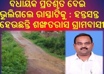 ବିଧାୟକ ପ୍ରତିଶୃତି ଦେଇ ଭୁଲିଗଲେ ରାସ୍ତାଟିକୁ : ହନ୍ତସନ୍ତ ହେଉଛନ୍ତି ଶଙ୍ଖତରାସ ଗ୍ରାମବାସୀ