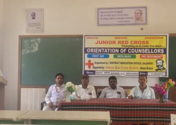 ଗଜପତି ଜିଲ୍ଲା ଜୁନିଅର ରେଡକ୍ରସର ଏକଦିବସୀୟ ପ୍ରଶିକ୍ଷଣ ଶିବିର