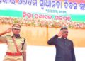 ପାରଳାଖେମୁଣ୍ଡି ସ୍ଥିତ୍ର ଗଜପତି ଷ୍ଟାଡିୟମ୍ ଠାରେ ଜିଲ୍ଲାସ୍ତରୀୟ ୭୭ତମ ସ୍ୱାଧୀନତା ଦିବସ ପାଳିତ