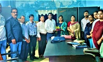 ଆଇଜିଏମ କଲେଜରେ ପୁରାତନଛାତ୍ରୀ ସୁଚେତା ମିଶ୍ରଙ୍କୁ ସମ୍ବର୍ଦ୍ଧନା