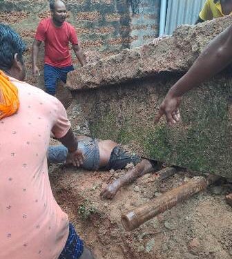 ବିମ୍ ତଳେ ଚାପି ହୋଇ ଶ୍ରମିକ ମୃତ୍ୟୁ !
