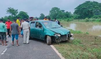 କାର୍ ଦୁର୍ଘଟଣାରେ ପାଞ୍ଚ ବର୍ଷ ର ଶିଶୁ ମୃତ ଓ ଜଣେ ଆହତ