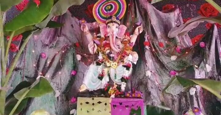 କେ. ଏମ. ଭାଲିଆସାହି ଉଚ୍ଚ ବିଦ୍ୟାଳୟରେ ଗଣେଶ ପୂଜା