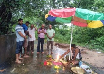 ନଖରା ମା, ଜାଗୁଳାଇ ଦୂର୍ଗାପୂଜା କମିଟିର ପ୍ରସ୍ତୁତ ବୈଠକ ଓ ମାଟି ଉଠାଣ