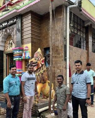 ଗଣେଷ ପୂଜା ଉପଲକ୍ଷେ ଫ୍ରେଣ୍ଡସ ଗ୍ରୁପ ତରଫରୁ ଶୁଭଖୁଣ୍ଟି ସ୍ଥାପନ