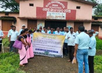 ତିନି ଦଫା ଦାବି ନେଇ ଶିକ୍ଷକଙ୍କ ଗଣ ଧାରଣା