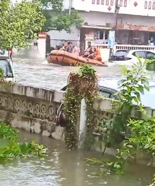 नागपूरमध्ये ढगफुटी पाऊस