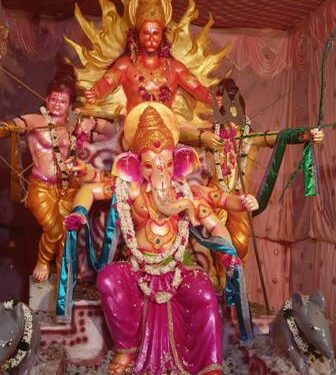 ଧୁମଧାମରେ ଚାଲିଛି ଗଜାନନଙ୍କ ପୂଜା – ଓଡ଼ଗାଁ