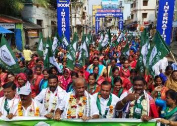 ପୁରୁଣା ଭୁବନେଶ୍ୱର ରେ ଜନ ସମ୍ପର୍କ ପଦଯାତ୍ରା