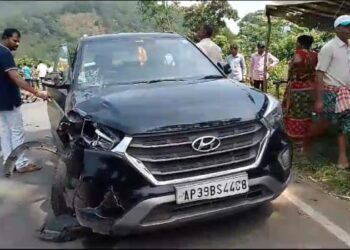 କାର୍ ବାଇକ ମୁହାଁମୁହିଁ ଧକ୍କା ଦୁଇ ଗୁରୁତର ଜଣେ ଆହତ