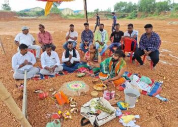 ଜଟଣୀ : ବାଣ ବଜାର ଭୂମିପୂଜା ଅନୁଷ୍ଠିତ