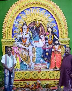 ପାଇକସାହି ହରପାର୍ବତୀ ପୂଜା କମିଟିର ତୋରଣ ଉଦଘାଟିତ