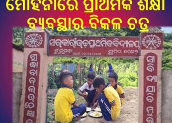 ମୋହନାରେ ପ୍ରାଥମିକ ଶିକ୍ଷା ବ୍ୟବସ୍ଥାର ବିକଳ ଚତ୍ର