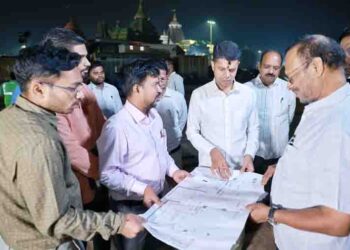 ପୁରୀ ଯାଇ ଶ୍ରୀମନ୍ଦିର ପରିକ୍ରମା ପ୍ରକଳ୍ପ ର ଅଗ୍ରଗତି ସମ୍ପର୍କରେ ସମୀକ୍ଷା କରିଥିଲେ : 5T ଓ ନବୀନ ଓଡିଶା ଅଧ୍ୟକ୍ଷ ଶ୍ରୀ ପାଣ୍ଡିଆନ୍