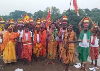 ଶ୍ରୀ ନାଟେଶ୍ୱର ମହରୁଦ୍ରଙ୍କ ବିଶ୍ଵଶାନ୍ତି ଯଜ୍ଞ ପାଇଁ କଳସ ଯାତ୍ରା