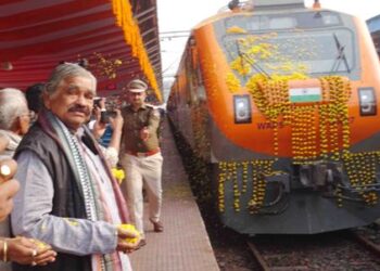 ଓଡିଶା ଓ ଉତ୍ତର ଆନ୍ଧ୍ରରେ ସ୍ବଦେଶୀ ଅମୃତ ଭାରତ ଏକ୍ସପ୍ରେସକୁ ଭବ୍ୟ ସ୍ୱାଗତ
