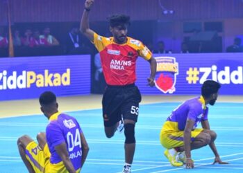 ଅଲଟିମେଟ୍ ଖୋ ଖୋ ସିଜିନ୍‌-୨ ଥ୍ରିଲରରେ ମୁମ୍ବାଇ ଖିଲାଡିଙ୍କୁ ପରାସ୍ତ କଲା ତେଲୁଗୁ ଯୋଦ୍ଧା  ପ୍ରଥମ ମ୍ୟାଚରେ ରାଜସ୍ଥାନ ୱାରିୟର୍ସକୁ ପରାସ୍ତ କଲା ଓଡ଼ିଶା ଜଗରନଟ୍‌ସ