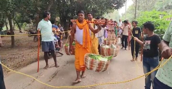 ଜଗନ୍ନାଥଙ୍କ ମାମୁଁ ଘର ମାଧବ ମନ୍ଦିରରୁ ଶ୍ରୀମନ୍ଦିର କୁ ଗଲା ପୋଡୁଆ଼ଁ ଭାର