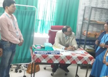 ଜେମାଦେଇପୁର ସ୍ୱାସ୍ଥ୍ୟ ଓ ଆରୋଗ୍ୟ କେନ୍ଦ୍ରରେ କେନ୍ଦ୍ରୀୟ ଟିମି