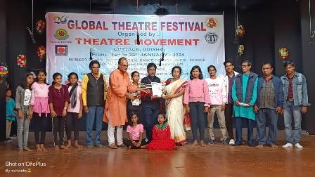 ବିଶ୍ୱ ନାଟ୍ୟମେଳାରେ ରାଞ୍ଜୁବାଳାଙ୍କୁ “କଳା ଗୌରବ “ସମ୍ମାନ