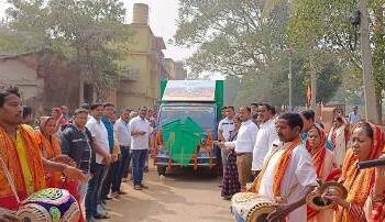 ଭୁବନ ରେ “ଜୟ ଜଗନ୍ନାଥ ଅର୍ପଣ ରଥ” : ଭକ୍ତିରେ ସମର୍ପିଲେ ଗୁଆ,ଅରୁଆ ଚାଉଳ