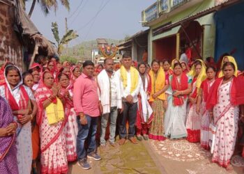 ନାମ ସଂକୀର୍ତନ ଓ ଜୟ ଜଗନ୍ନାଥ ଧ୍ୱନିରେ କମ୍ପିତ ହେଲା ନାଚୁଣୀ ସୁନାଖଳା ଗ୍ରାମ ପ୍ରରିକ୍ରମା କଲା ଜୟ ଜଗନ୍ନାଥଙ୍କ ଅପ୍ରଣ ରଥ