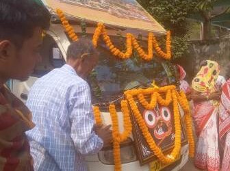 ନାଚୁଣୀ ଗ୍ରାମପଞ୍ଚାୟତ ରେ ଅର୍ପଣ ରଥ ପରିକ୍ରମା