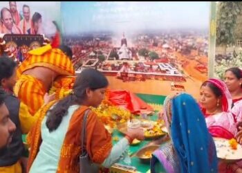 ନଗରୀ ପଞ୍ଚାୟତରେ ବୁଲିଲା ଅର୍ପଣ ରଥ