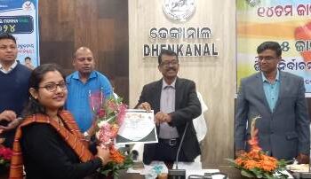 ଜାତୀୟ ମତଦାତା ଦିବସ ପାଳିତ, ଢେଙ୍କାନାଳ