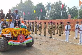 Celebrations of 75th Republic day by Khurda Road Division