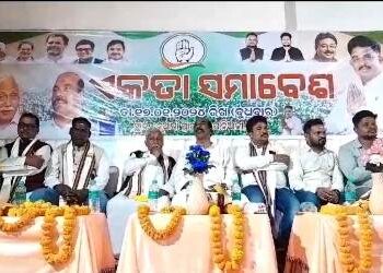 କଟକ ଜିଲ୍ଲା ନିଆଳି ଠାରେ ଅନୁଷ୍ଠିତ ବ୍ଲକ୍ କଂଗ୍ରେସର ସମାବେଶ