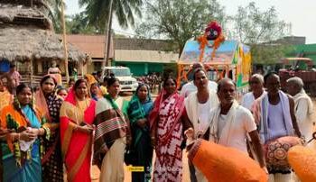 ବଡ଼ପୋଖରୀଆ ଓ କମାଗୁରୁ ପଞ୍ଚାୟତରେ ଜୟ ଜଗନ୍ନାଥ ଅର୍ପଣ ରଥ : ହରିବୋଲ ହୁଳହୁଳି ରେ ଗାଁ ଦାଣ୍ଡ। କମ୍ପିଲା