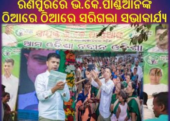 ରଣପୁରରେ ଭି.କେ.ପାଣ୍ଡିଆନଙ୍କ ଠିଆରେ ଠିଆରେ ସରିଗଲା ସଭାକାର୍ଯ୍ୟ